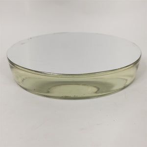 Vtg Military 8 inch Pyrex Parabolic Mirror w/ Adjustable Spring-Loaded Base