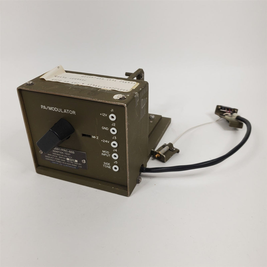 RARE Adapter Test PA/Modulator Tester 225-400 MHz MX-8591 for AN/PRC-66B Radio