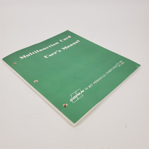 Vintage Rare Original Multifunction Card User's Manual COPAM Personal Computer