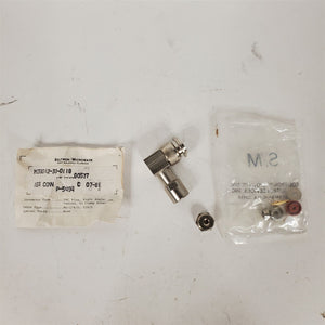 RF Coaxial Cable Connector TNC Right Angle Solitron Microwave M39012/30-0118