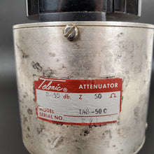 Load image into Gallery viewer, Vintage Mil-std Variable Rotary Attenuator 50db 50 Ohms Telonic TAB-50C