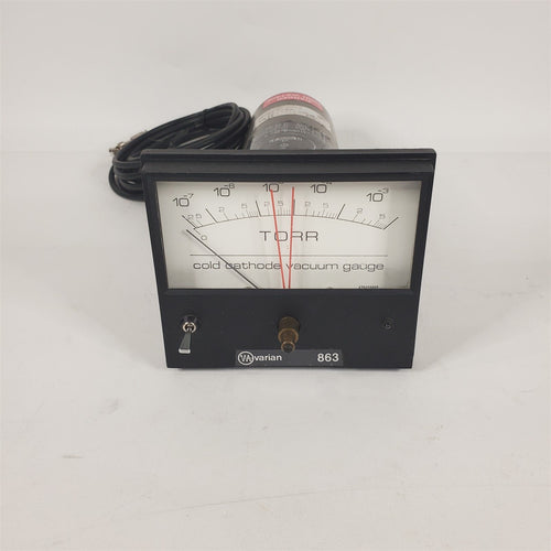 Vintage Original Cold Cathode Vacuum Gauge Varian 863