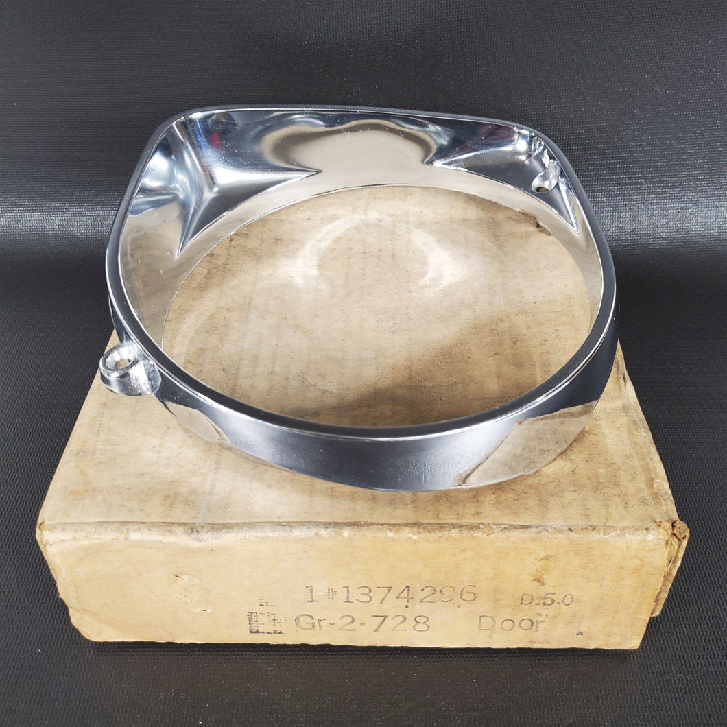 66 1966 Buick Electra Lesabre RH Inner Headlight Bezel Trim Ring 1374296 #2 NOS