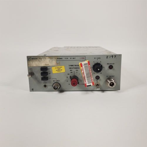 Weinschel 433A 4-8 GHz RF Radio Frequency Plug-in for 430A Oscillator #2 NAVALEX