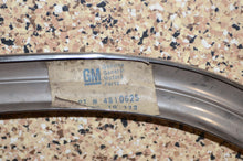 Load image into Gallery viewer, 61-64 Buick Olds Pontiac 4-Door LH Rear Door Upper Scalp Moulding GM 4810625 NOS