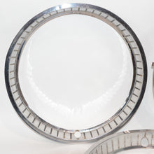 Load image into Gallery viewer, 14&quot; Inch Wheel Cover Trim Rings LOT of 5 Stainless Steel Unique Unknown Fitment