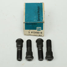 Load image into Gallery viewer, 61-63 Buick Electra Invicta LeSabre RH Thread Lug Bolt Studs LOT [4] 1349518 NOS