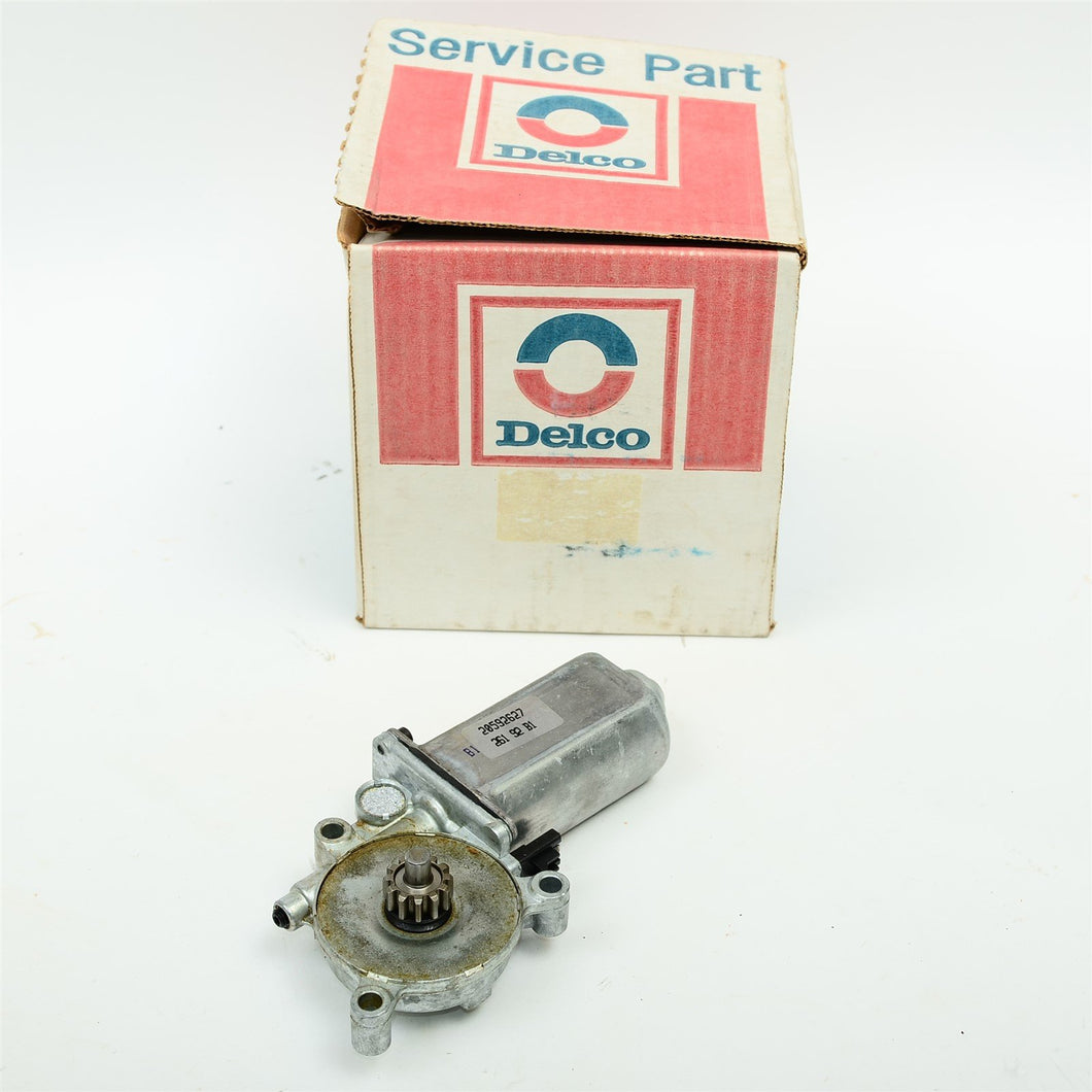 86-91 Buick Chevy Olds Pontiac LH Power Window Motor GM 20592627 NOS