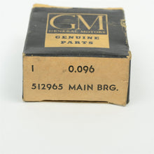 Load image into Gallery viewer, 39-49 Pontiac P/6 P6 Front Crankshaft Main Bearing .001 GM 512965 NOS